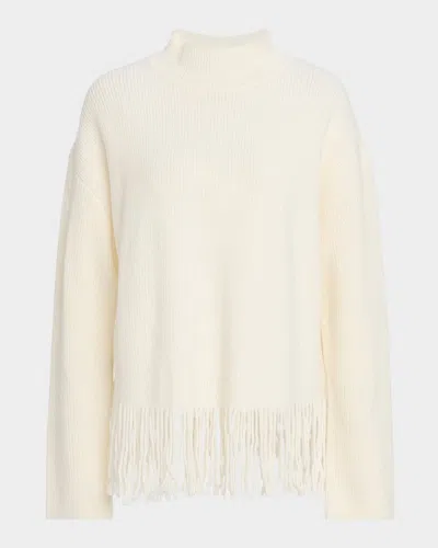 Rails Lise Fringe Mock-neck Sweater