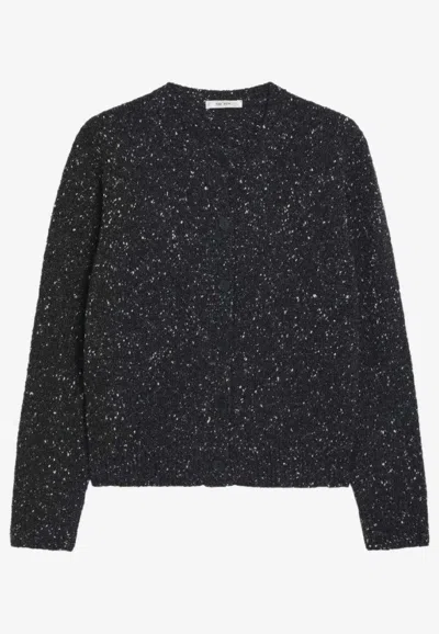 The Row Carbon Melange Mauino Cardigan In Multi