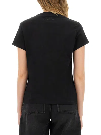 Studio Nicholson T-shirt Marine In Black