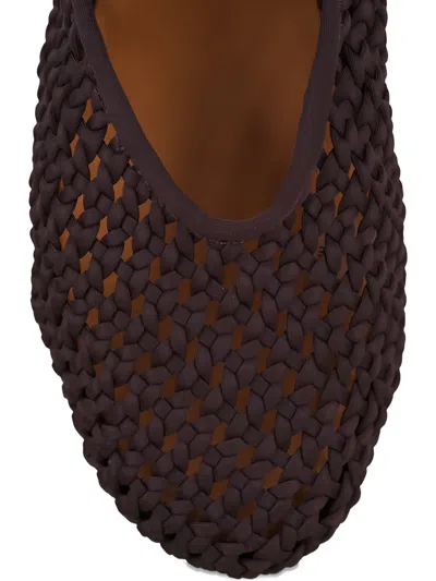 Naghedi Sydney Buckle Ballet Flats In Brown