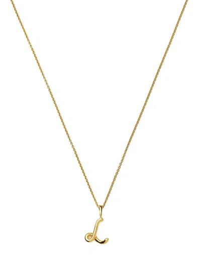 Missoma Mini Initial L Pendant Necklace In Gold