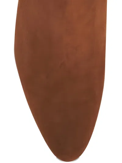 Manolo Blahnik Pitana Pointed-toe Knee-high Boots In Black