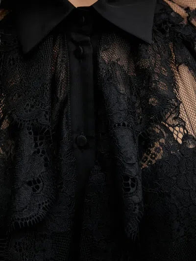 Aniye By Lace Ruffled Shirt In Black