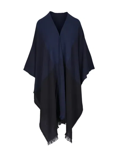 拼色流苏边围巾