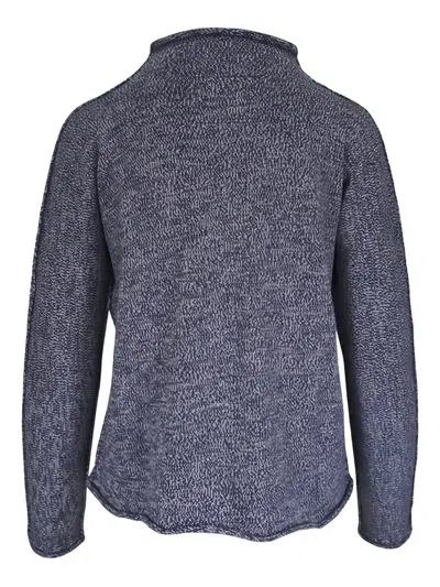 Frank & Eileen Monterey Mock-neck Sweater In Blue