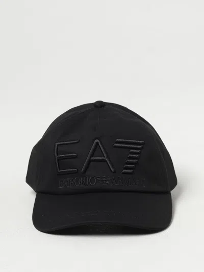 Ea7 Hat Men  In Black