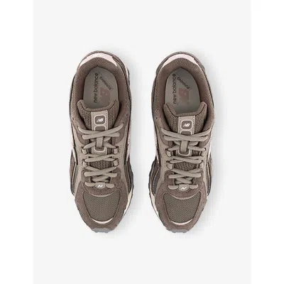 New Balance Womens Cortado Stone Pink 204l Suede And Mesh Trainers In Brown