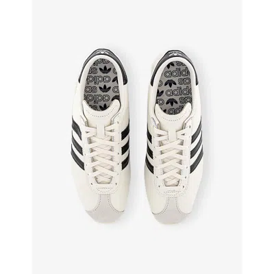 Adidas Originals Womens Core White Core Blac Paris Leather Trainers Eur 38/5 Uk In White