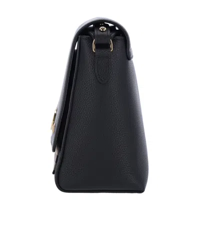 Burberry Flap Shoulder Bag In Black