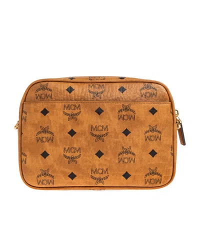 Mcm Aren Mini Shoulder Bag In Brown