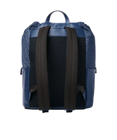 Fendi Flux Backpack In Blue