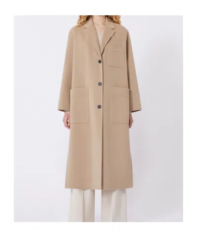 Weekend Max Mara Double-faced Wool-blend Coat - Camel In Brown