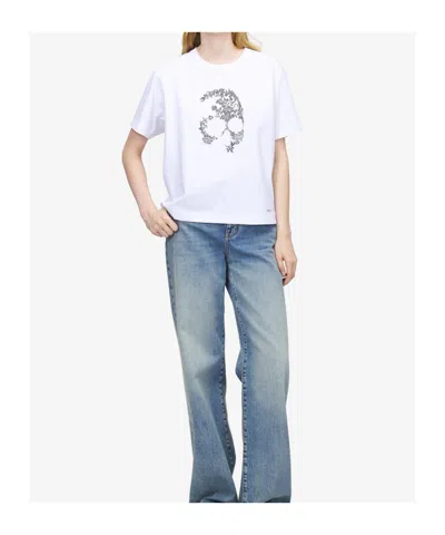 Alexander Mcqueen Short-sleeved T-shirt In White