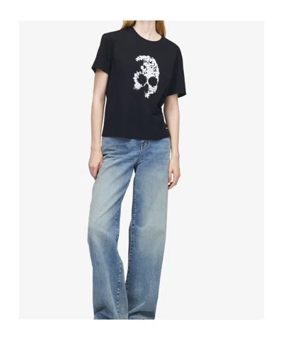 Alexander Mcqueen Short-sleeved T-shirt In Black