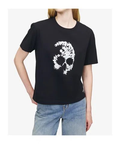Alexander Mcqueen Short-sleeved T-shirt In Black