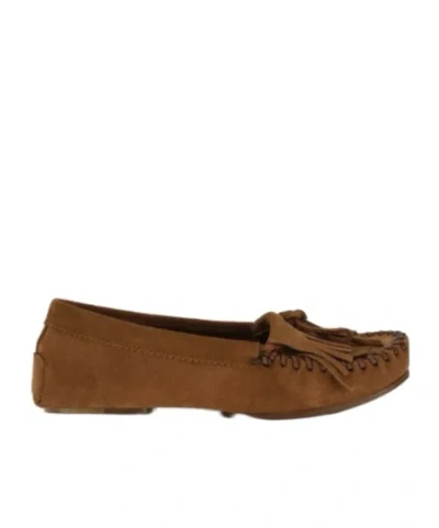 Paris Texas Indiana Moccasins In Suede In Brown