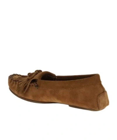 Paris Texas Indiana Moccasins In Suede In Brown