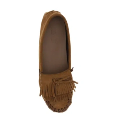 Paris Texas Indiana Moccasins In Suede In Brown
