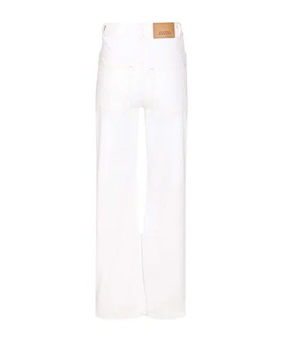 Isabel Marant Button-up Jeans In White