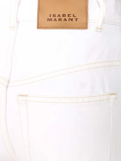 Isabel Marant Button-up Jeans In White