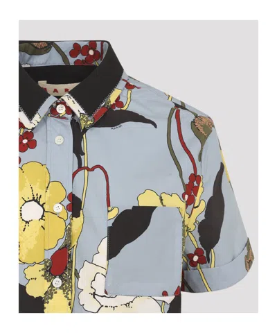 Marni Short Sleeve Shirt In Gray