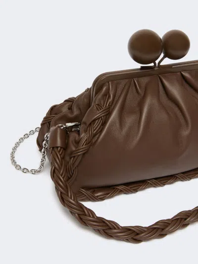 Weekend Max Mara Medium Nappa Leather Pasticcino Bag In Brown
