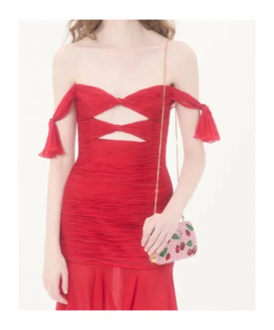 Valentino Carry Secrets Clutch In Pink