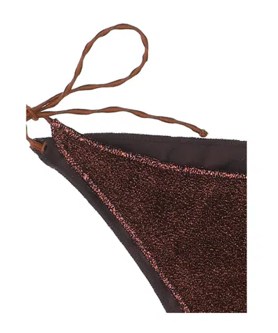 Oseree String Bikini Set In Brown
