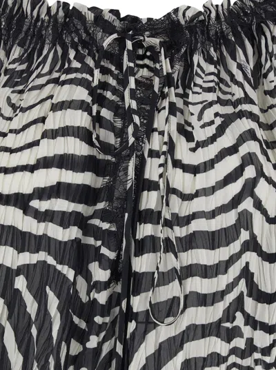 Blumarine Long-sleeved Cover-up In Multi