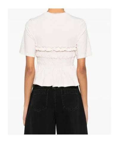 Cecilie Bahnsen Short-sleesleeved T-shirt In White