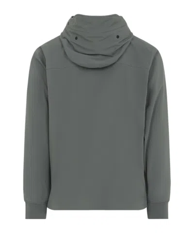 C.p. Company C.p.company Green Shell-r Goggle Polyester Jacket In Gray
