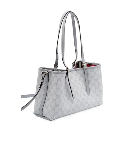 Gucci Gg Emblem Medium Tote Bag In Gray