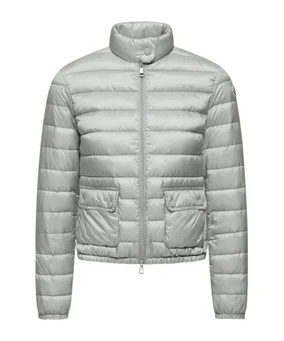 Moncler Lans Short Down Jacket In Gray
