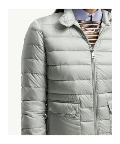 Moncler Lans Short Down Jacket In Gray