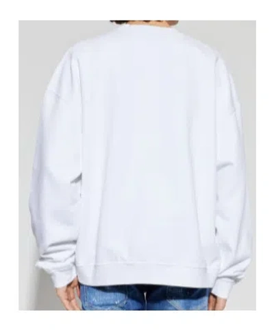 Dsquared2 Graphic-print Sweatshirt In White