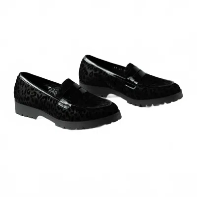 Eric Michael Women's Vista Loafers In Black Print In Black
