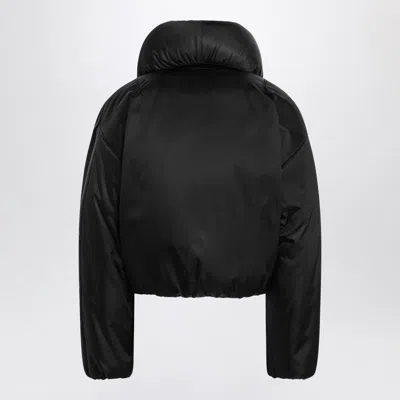Alaïa Alaia Puffer Jacket With A High Neck In Black