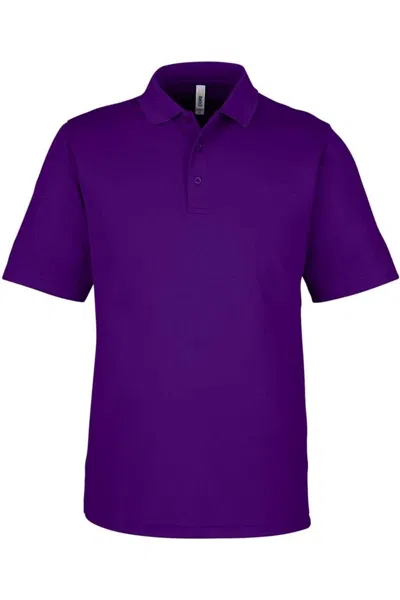 Core365 Market Snag Protect Mesh Polo In Purple
