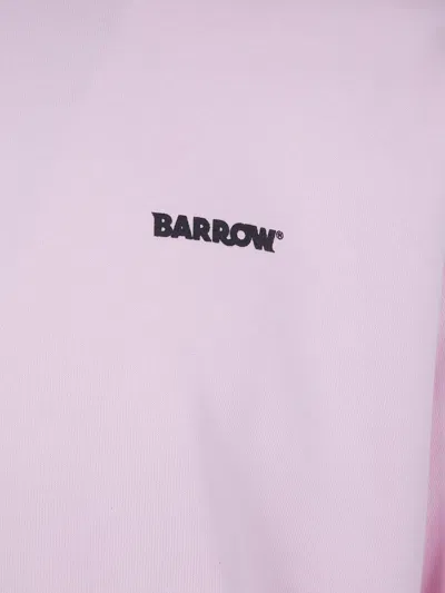 Barrow Logo-print Sweatshirt In Pink