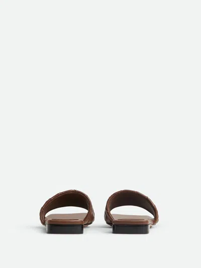 Bottega Veneta Parco Mule Flat In Brown