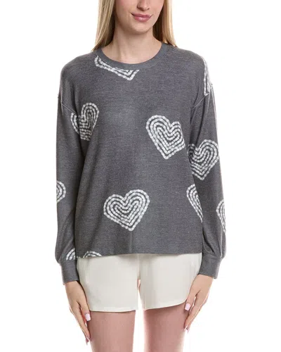 Pj Salvage Bless Heart Top In Gray