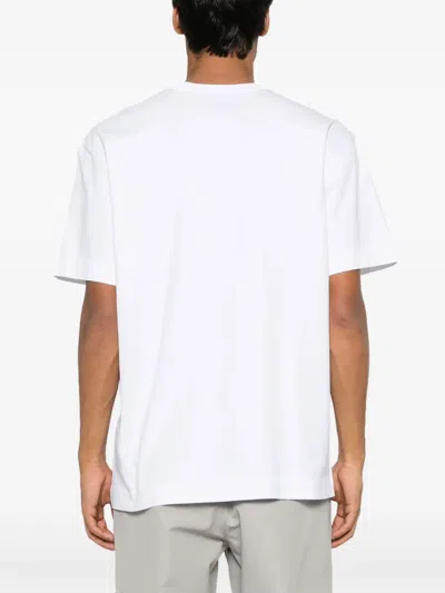 Canada Goose Gladstone Tshirt Embroidered In White