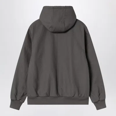 Carhartt Work In Progress Active Canvas Hooded Jacket In Green