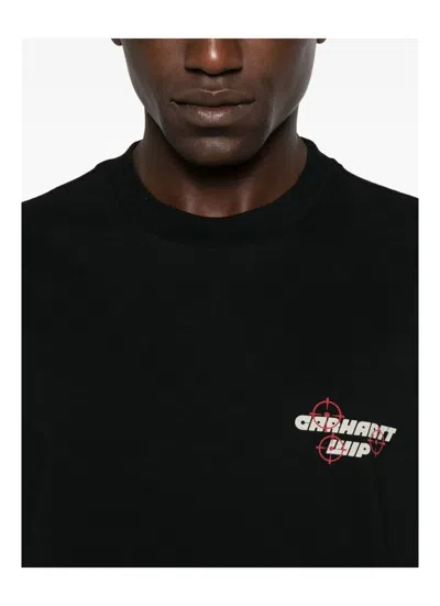 Carhartt Work In Progress Wiptopia Organic Cotton Graphic T-shirt In Black