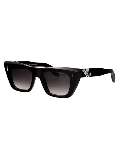 Cutler And Gross Black Acetate Sunglasses