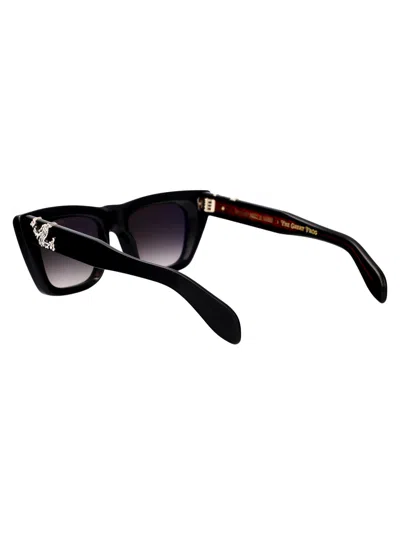 Cutler And Gross Black Acetate Sunglasses