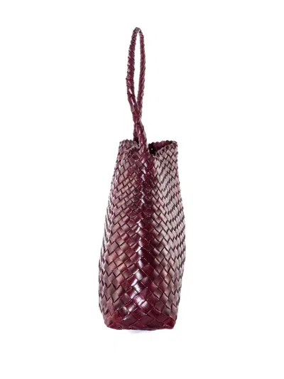 Dragon Difussion Santa Maria Tote Bag In Burgundy