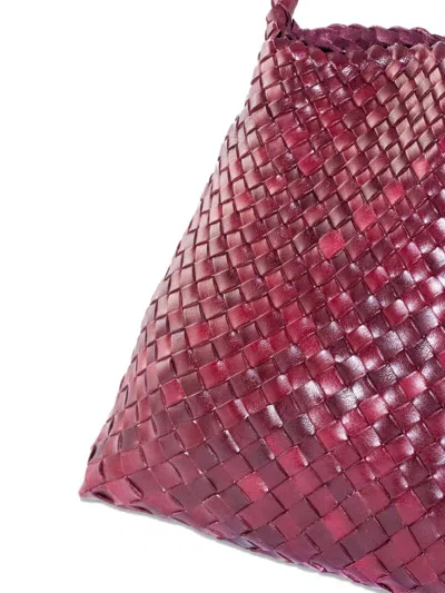 Dragon Difussion Santa Maria Tote Bag In Burgundy