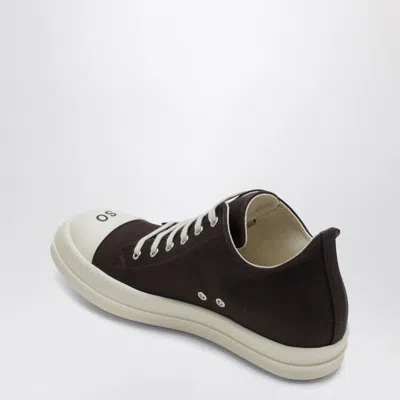 Drkshdw Dusty Gray "so Cunt" Low Sneakers In Brown