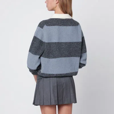 Dunst Striped Polo Knitwear In Multi